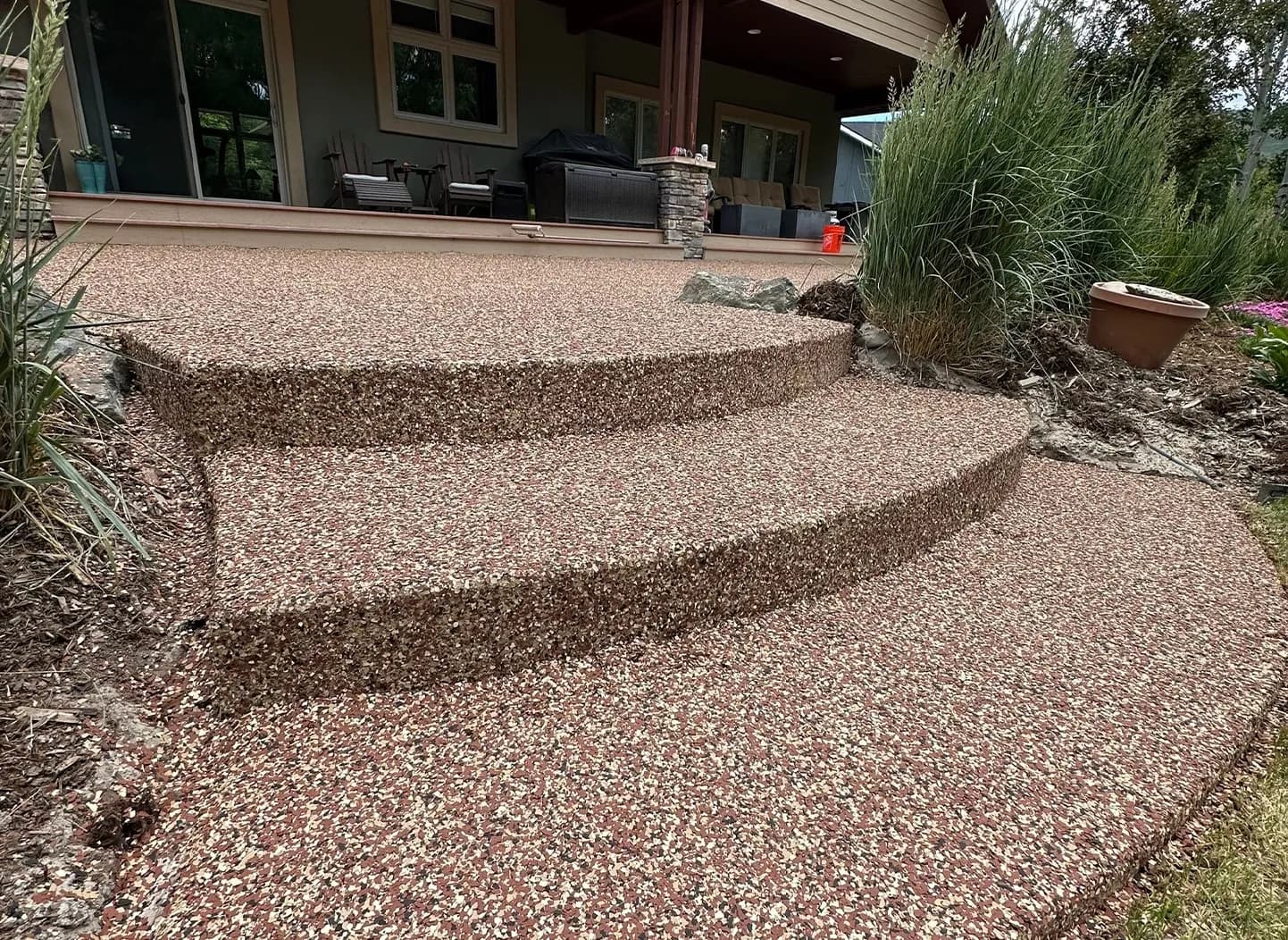 Patio Steps Outdoors - After