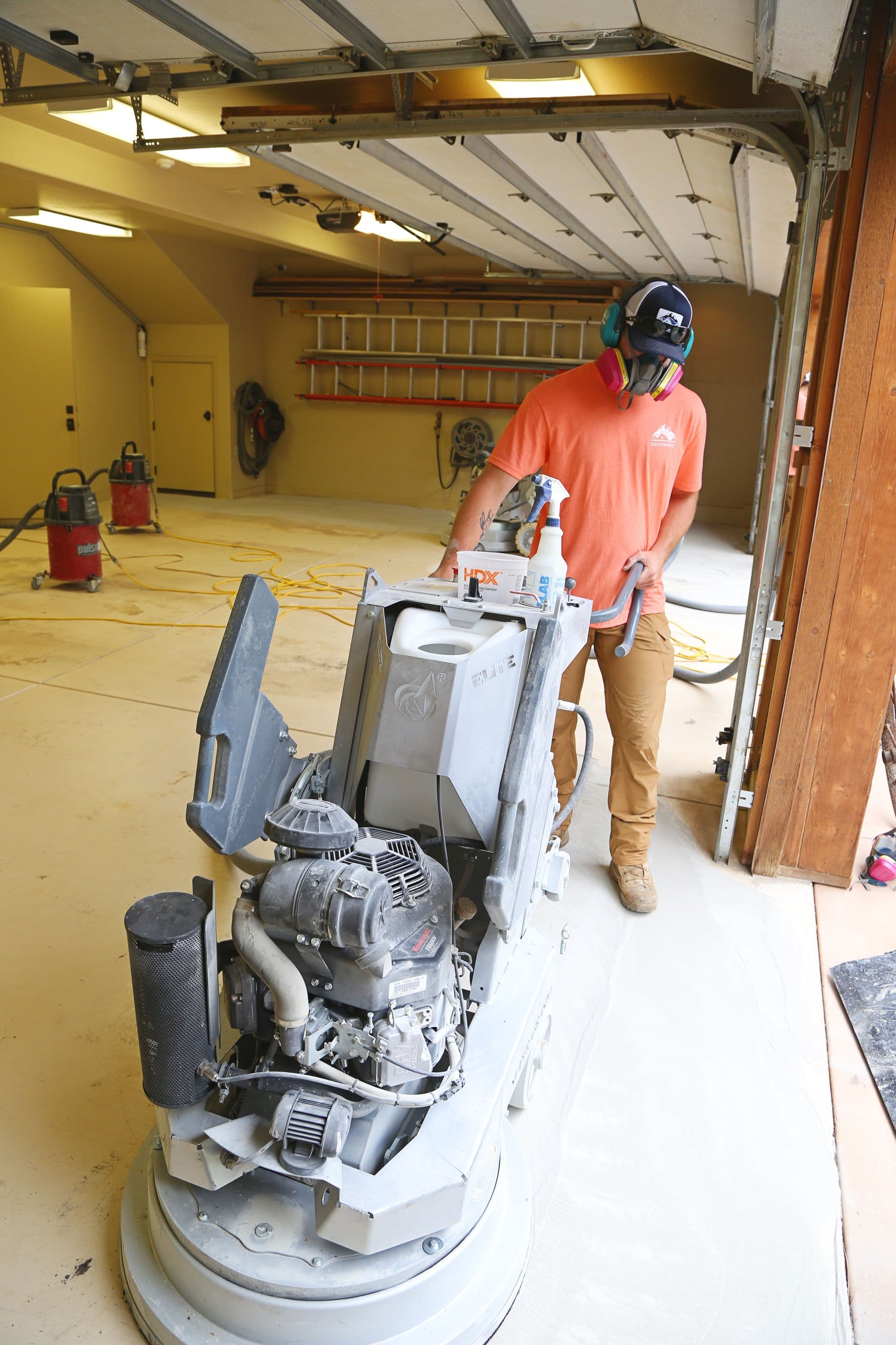 Grinder Concrete Coating