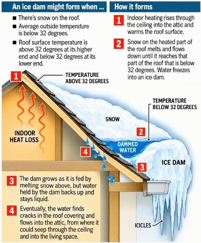 ice dams gutter system heat tape heat cable helmet heat