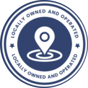 Locally Owned and operated badge