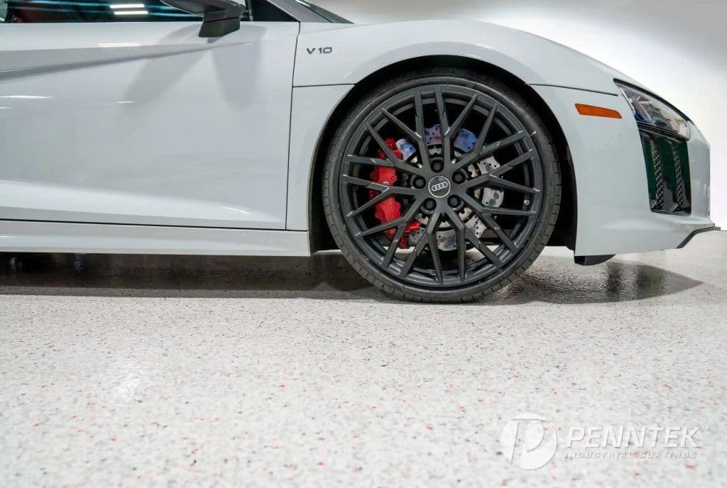 Penntek Product - Garage with car parked