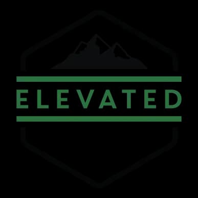 Elevated gutter logo