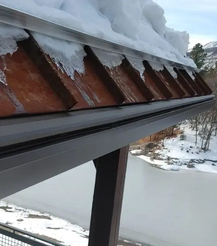 gutter helmet heat